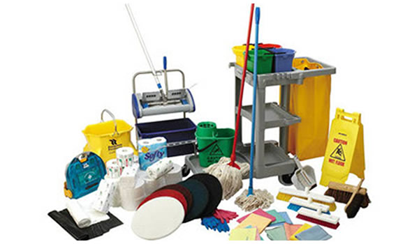 Bonded Cleaning Supplies Cart