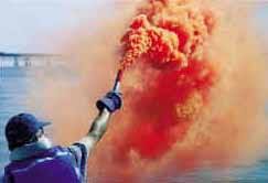 Orange Smoke Signal